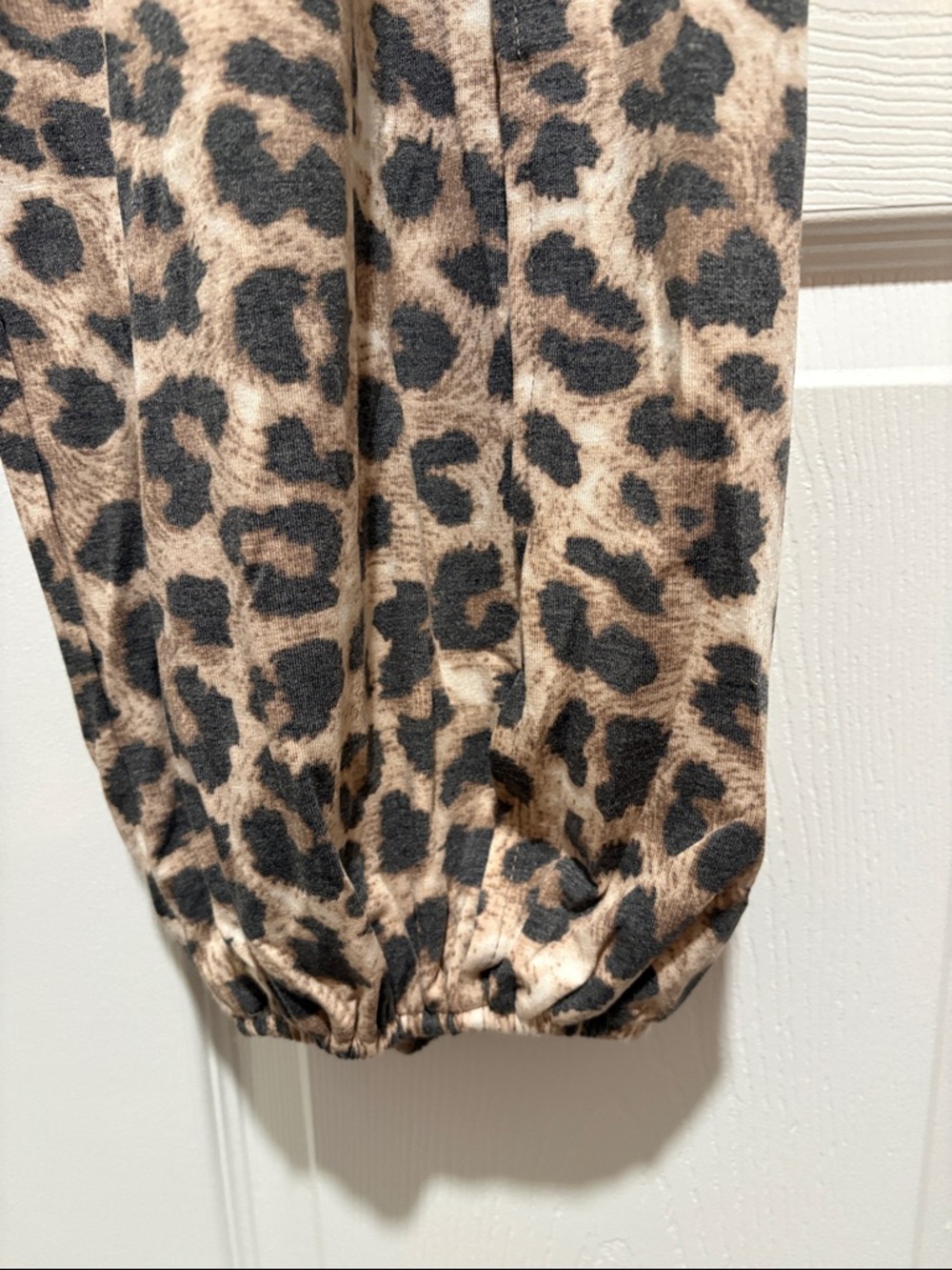 Zenana Brown Leopard Print Side-Split Pull-on Jogger Size 3X NIP - Picture 8 of 15